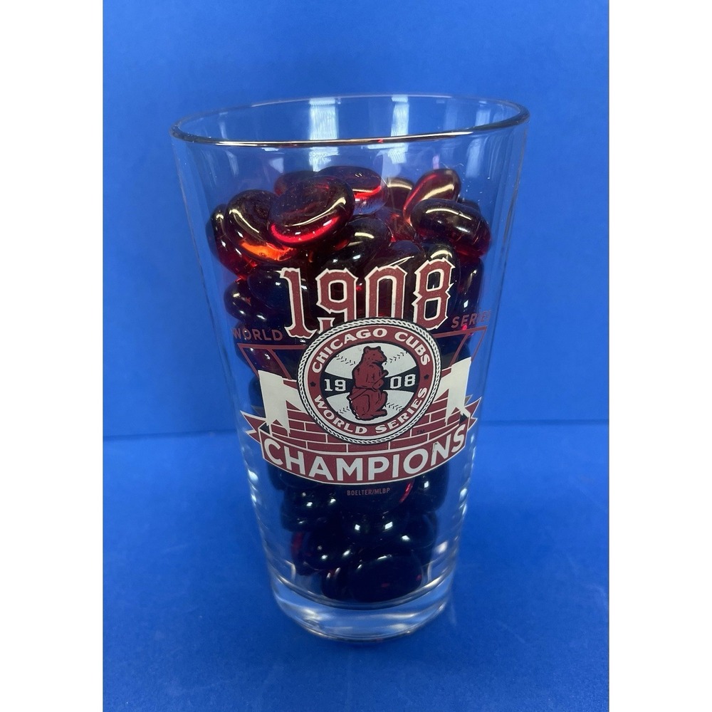MLB Chicago Cubs 1908 World Series Champions 16oz Pint Glass